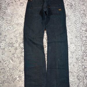 Men's Black Straight-Leg Jeans